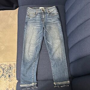 PARKER SMITH Light Wash Ankle Jeans